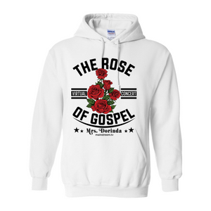 The Rose of Gospel White Hooded Sweatshirt