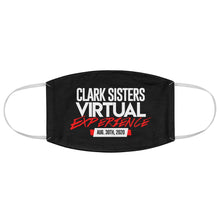 Load image into Gallery viewer, Clark Sister Virtual Experience Face Mask
